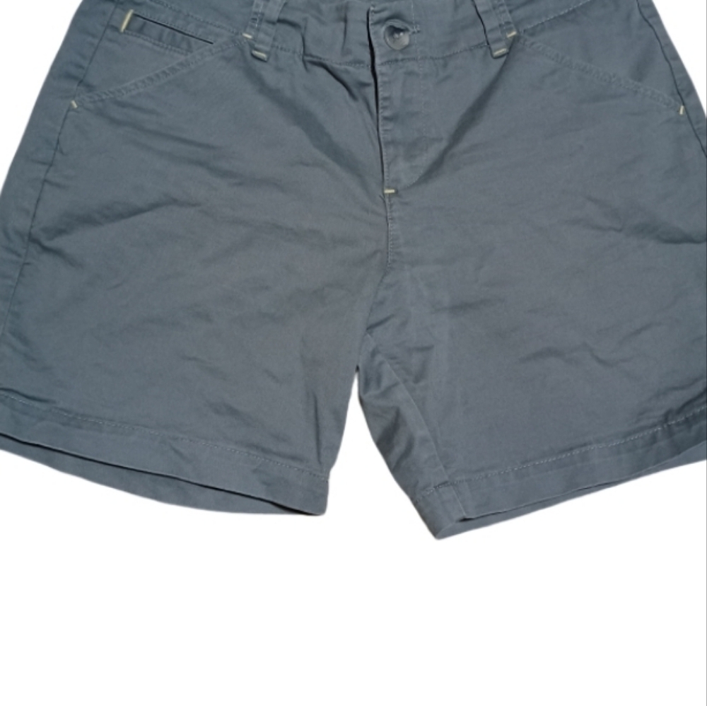 Lee Women's Slate Blue Flat Front Shorts - Picture 4 of 5